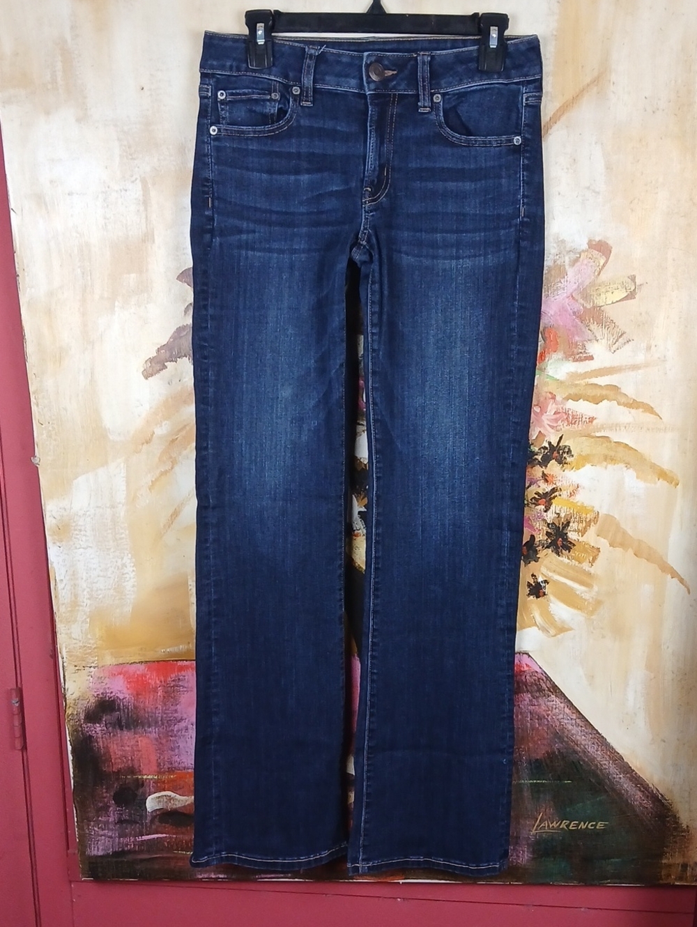 American Eagle Outfitters Dark Blue Flare Jeans